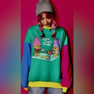 Cakeworthy X Good Luck Trolls Sweatshirt